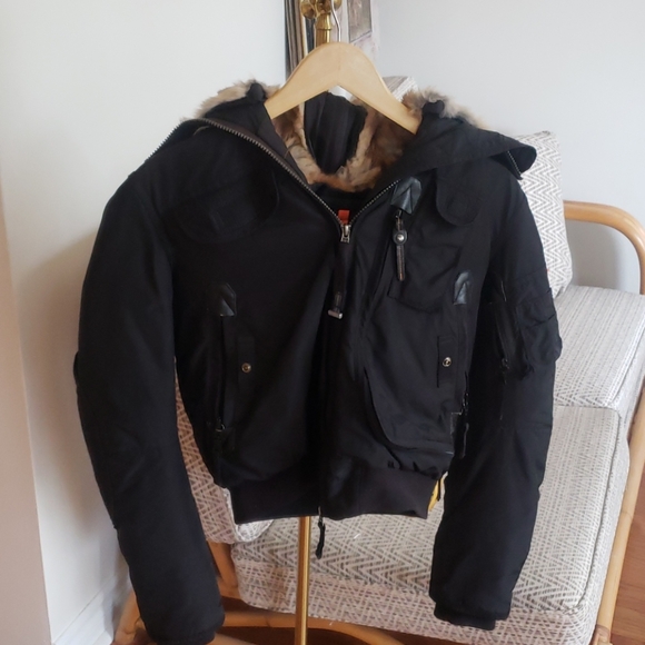 Black Parajumper Gobi winter coat ❄ - Picture 1 of 4